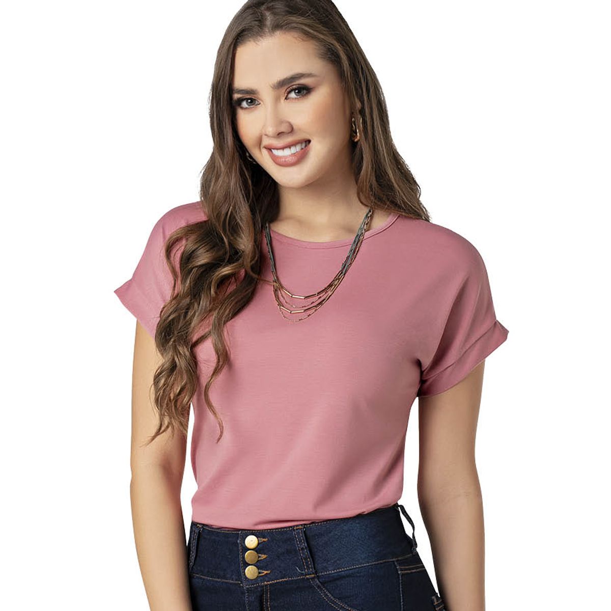 MARKETING PERSONAL - Camiseta Mujer Palo De Rosa Mp 9676