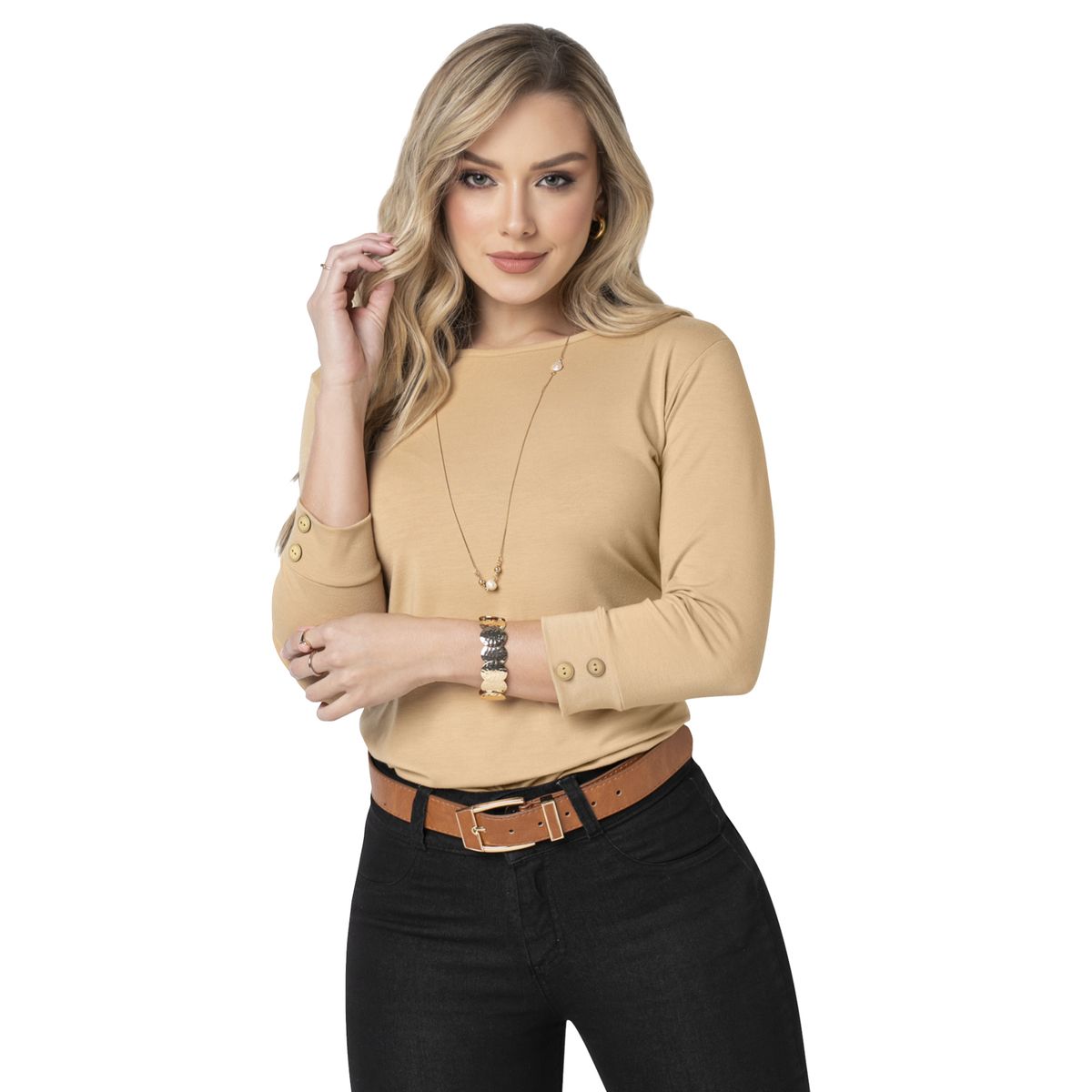 MARKETING PERSONAL - Camibuzo Mujer Caramelo Mp 2364