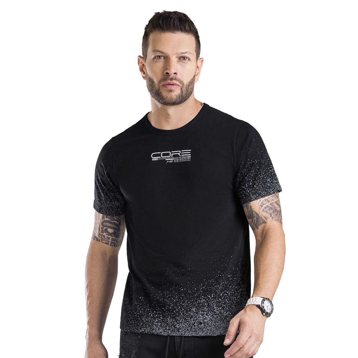 MARKETING PERSONAL - Camiseta Hombre Negro Mp 5121