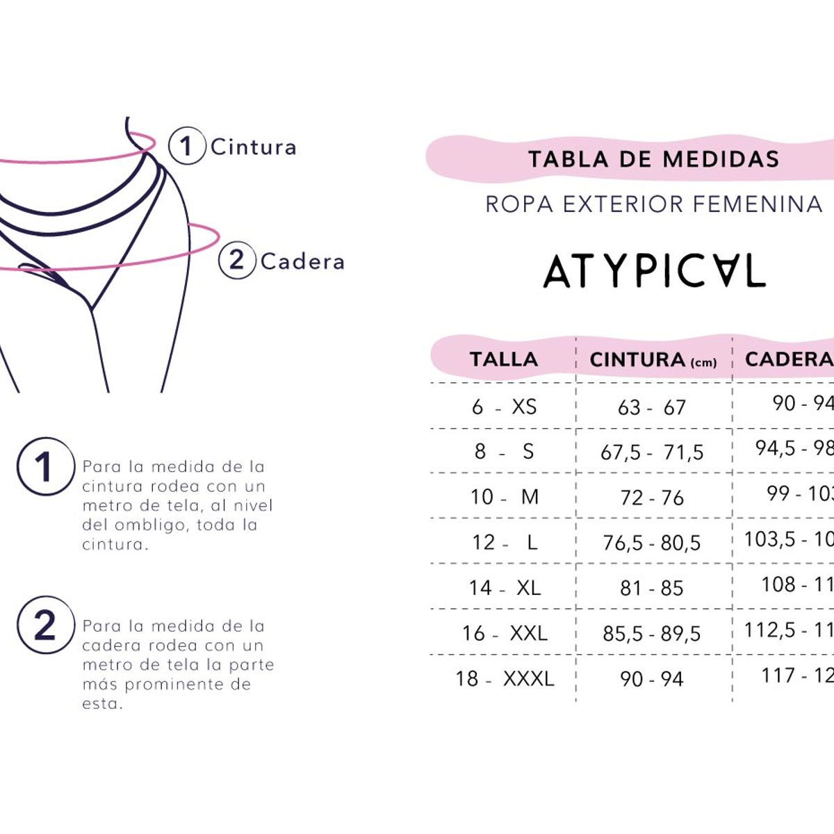 ATYPICAL - Jean Mujer Negro Atypical 2453