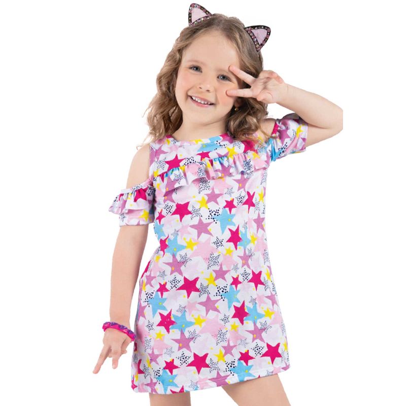 MARKETING PERSONAL - Vestido Infantil Femenino Multicolor Mp 92404