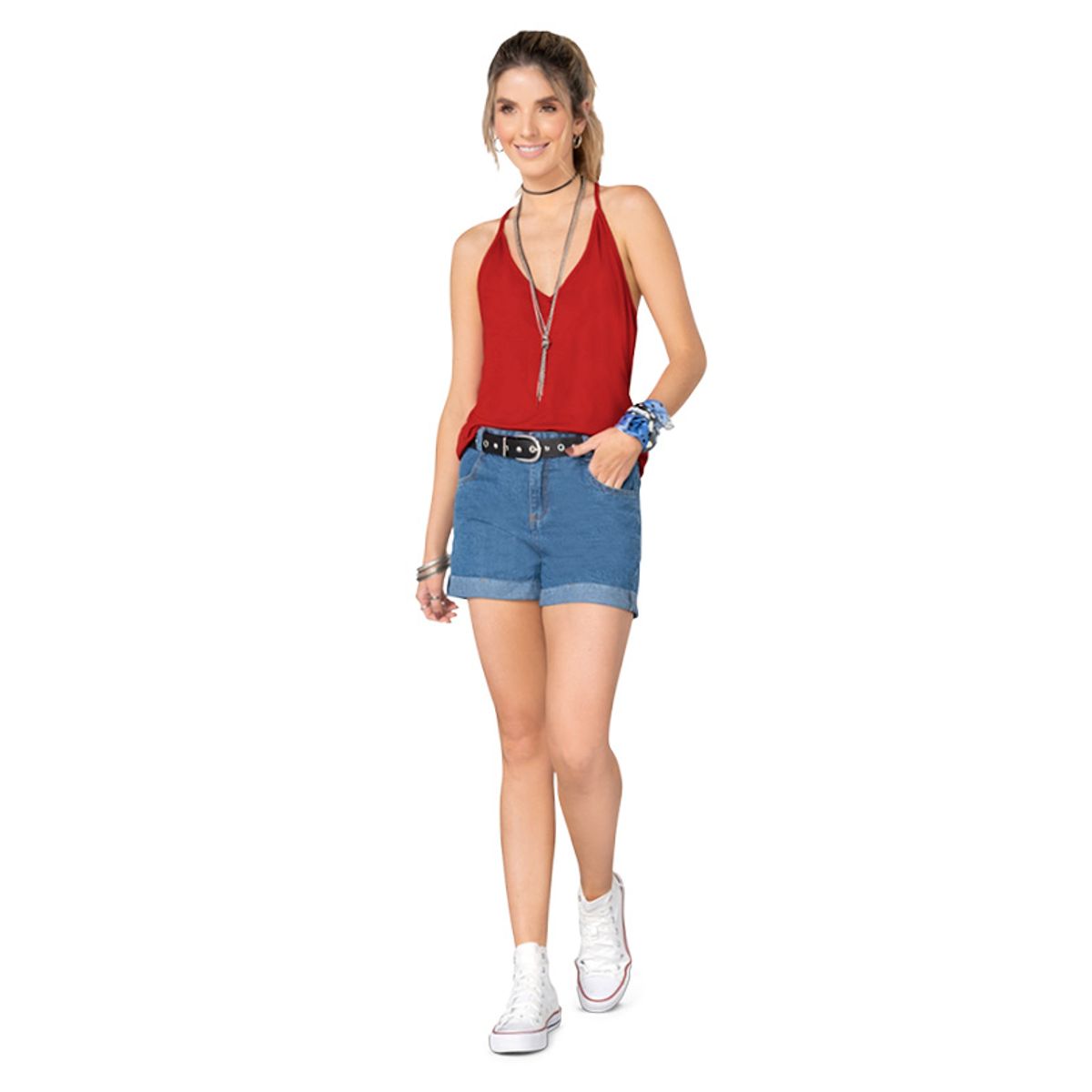 RUTTA - Short Mujer Azul Medio Rutta 78594