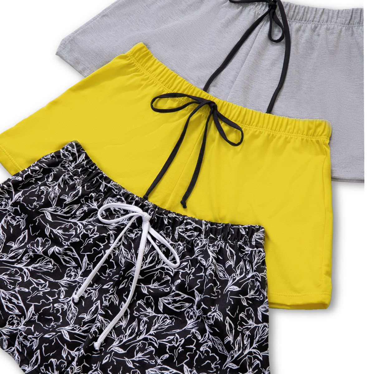 FORMAS INTIMAS - Short Paq X3 Mujer Multicolor FI 33583