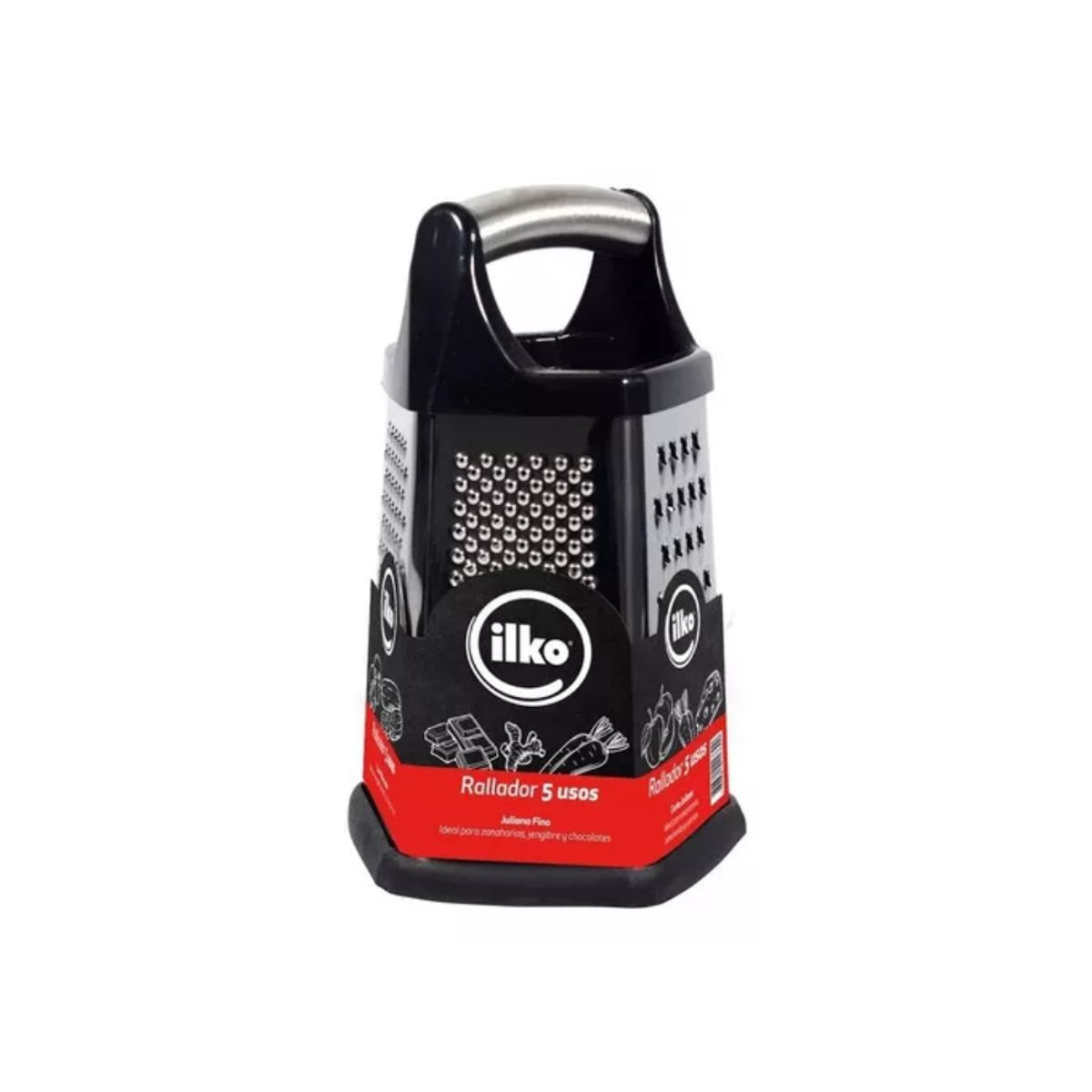 ILKO - Rallador 5 Caras Ilko Profesional Acero Inoxidable
