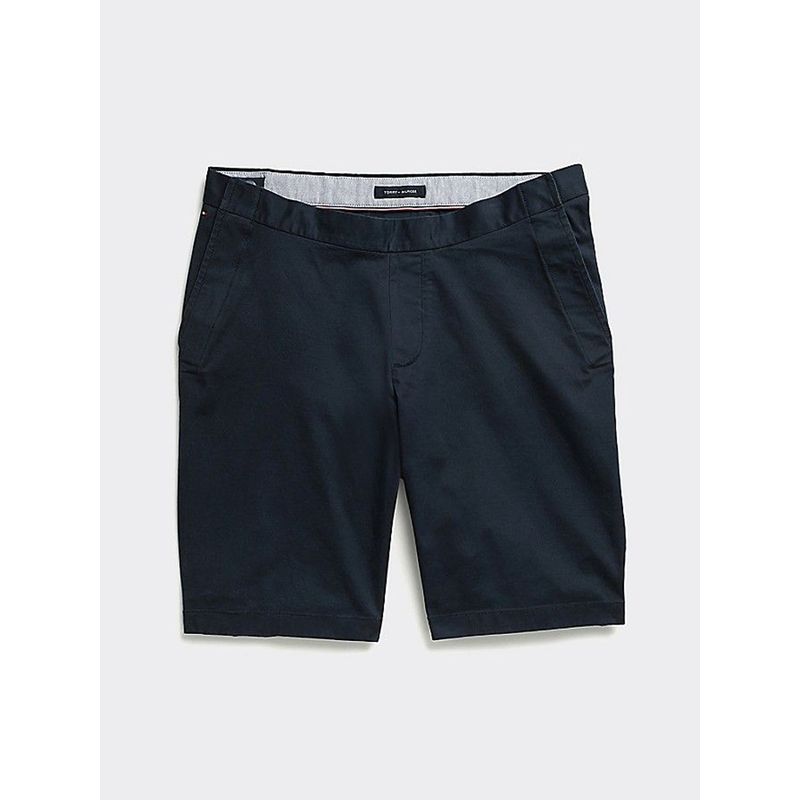 TOMMY HILFIGER - Pantalón Corto Clásico De Corte Sentado Hombre Azul Tommy Hilfiger