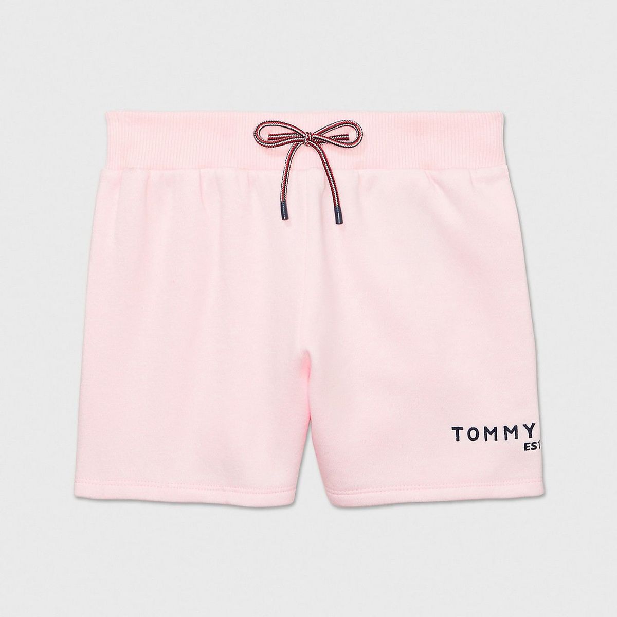 TOMMY HILFIGER - Bermudas Para Niña Adaptive Con Logo Rosa Tommy Hilfiger