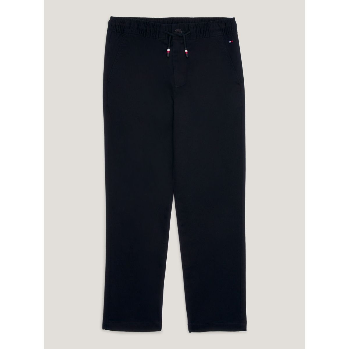 TOMMY HILFIGER - Pantalón Chino Azul Oscuro Essential Con Cordon Para Niño Tommy Hilfiger