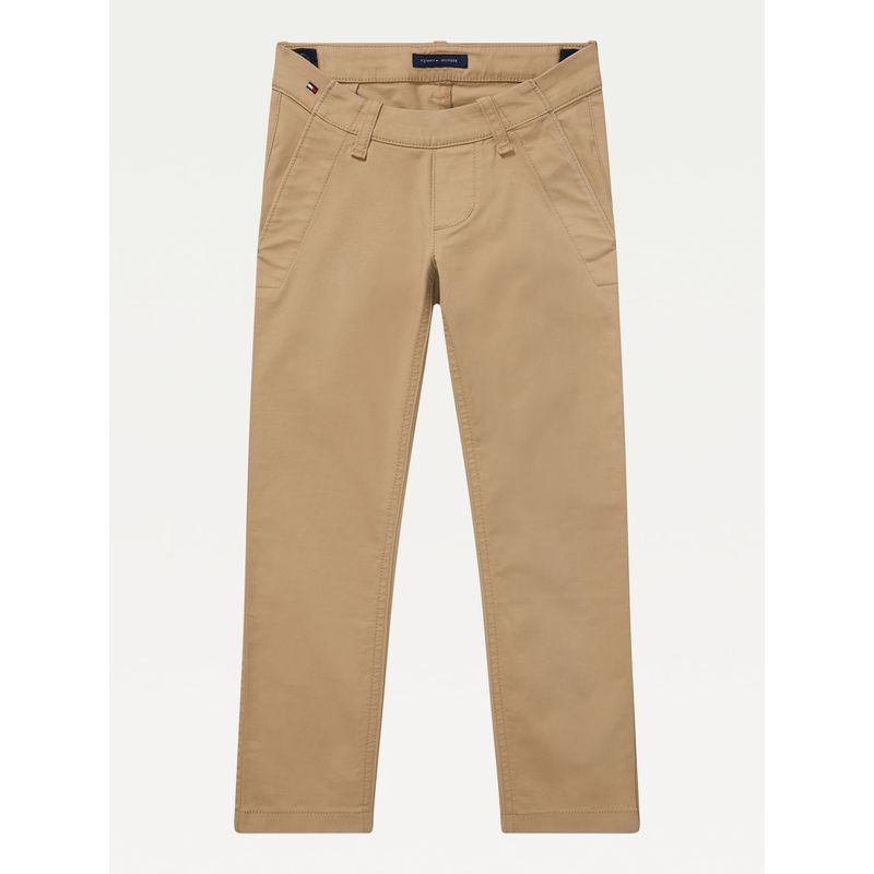 TOMMY HILFIGER - PANTALÓN Niño CHINO ADAPTIVE ELÁSTICO Y ADAPTADO Beige Tommy Hilfiger