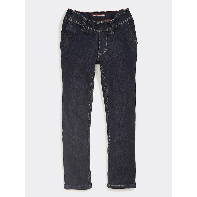 TOMMY HILFIGER - Jeans Rectos De Corte Slim Niño Gris Tommy Hilfiger