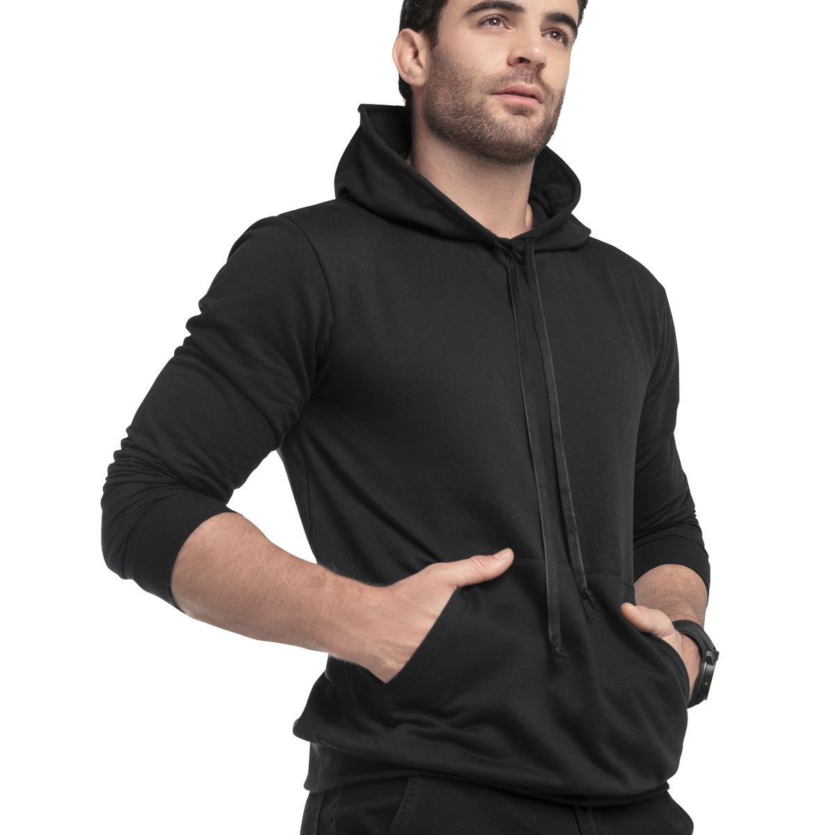 MARKETING PERSONAL - Buzo Hombre Negro Mp 89754