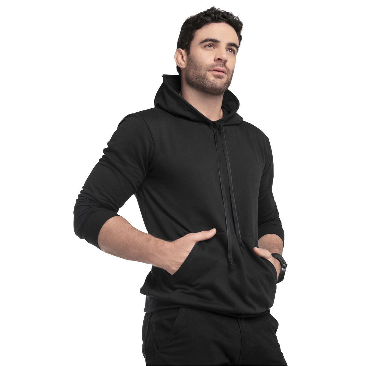 MARKETING PERSONAL - Buzo Hombre Negro Mp 89754