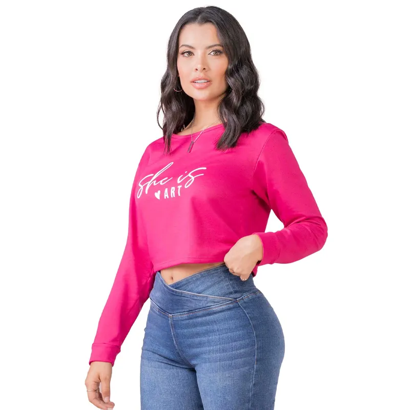 MARKETING PERSONAL - Buzo Mujer Fucsia Mp 167