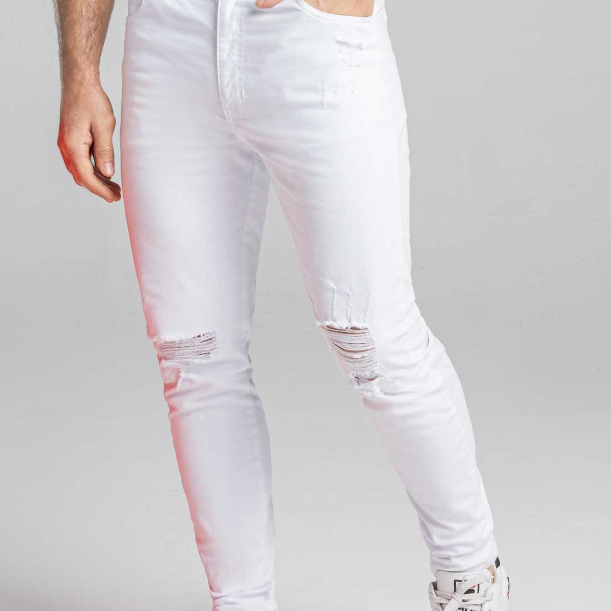 MARKETING PERSONAL - Jean Hombre Blanco Mp 266