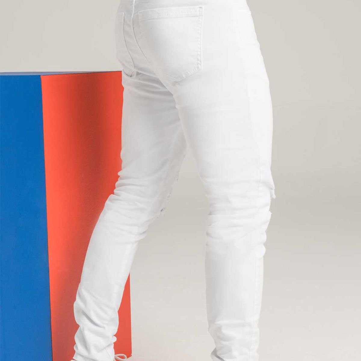 MARKETING PERSONAL - Jean Hombre Blanco Mp 266