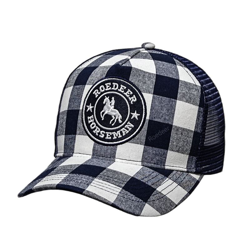 GENERICO - Gorra de moda tendencia animal Caballo y jinete Trucker Roedeer Original
