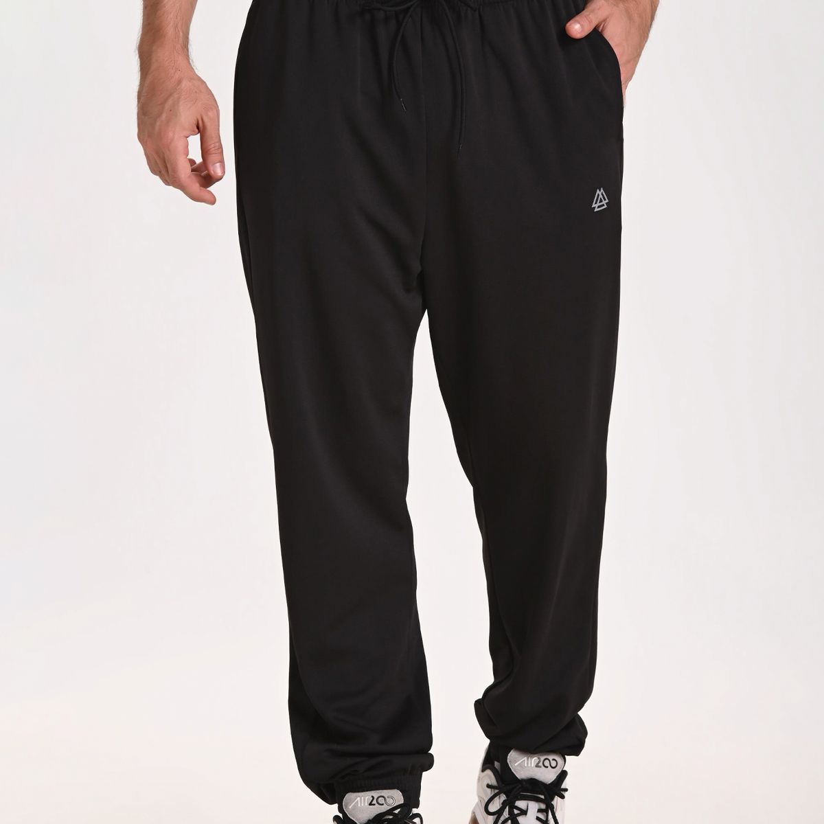 BELIFE - Pantalón deportivo negro para hombre