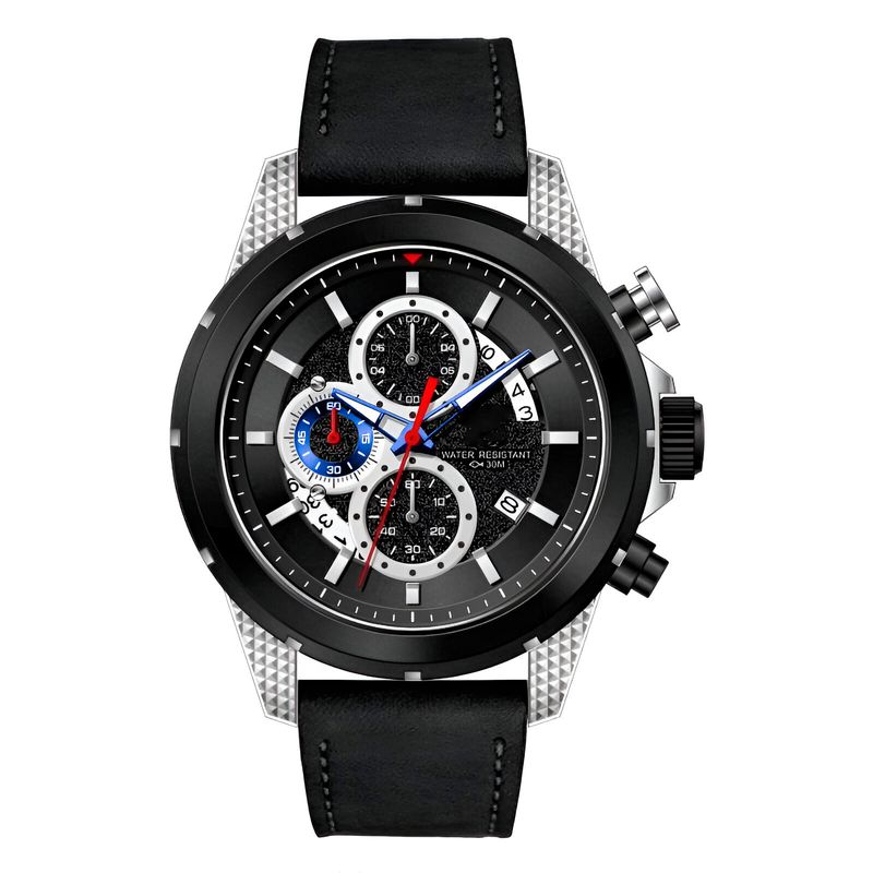 GFORCE - Reloj G-force H3844g Cronografo Funcional Cuero + Estuche