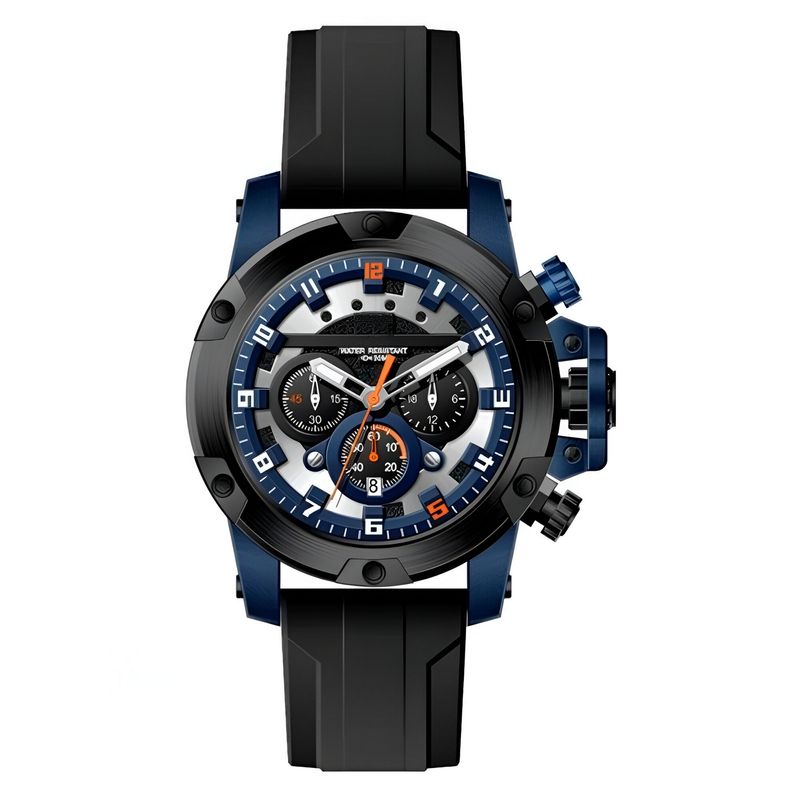 GFORCE - Reloj G-force H3958g Cronografo Funcional Goma + Estuche