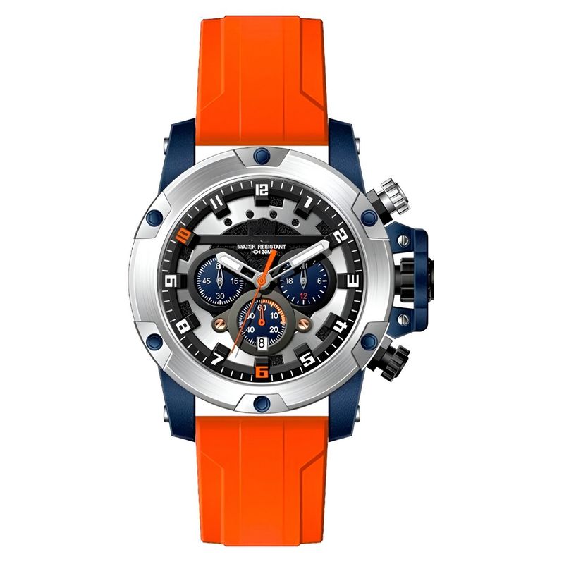 GFORCE - Reloj G-force H3958g Cronografo Funcional Goma + Estuche