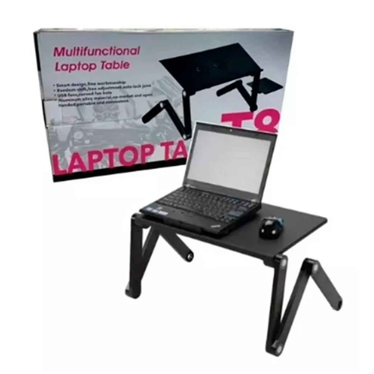 GENERICO - Mesa Ajustable Portátil Multiuso Laptop Table T8