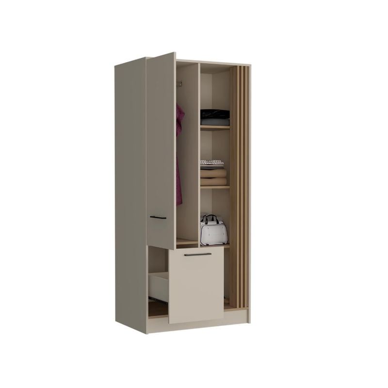 RTA DESIGN - Closet Vanez Capri y Fresno Europeo una puerta abatible y un cajon