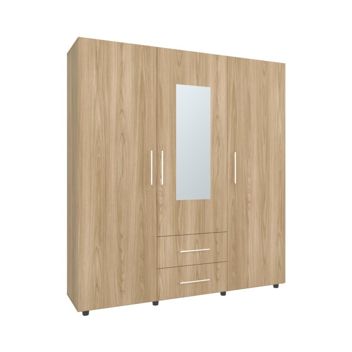 RTA DESIGN - Closet Grays Fresno Europeo y Wengue puerta con Espejo