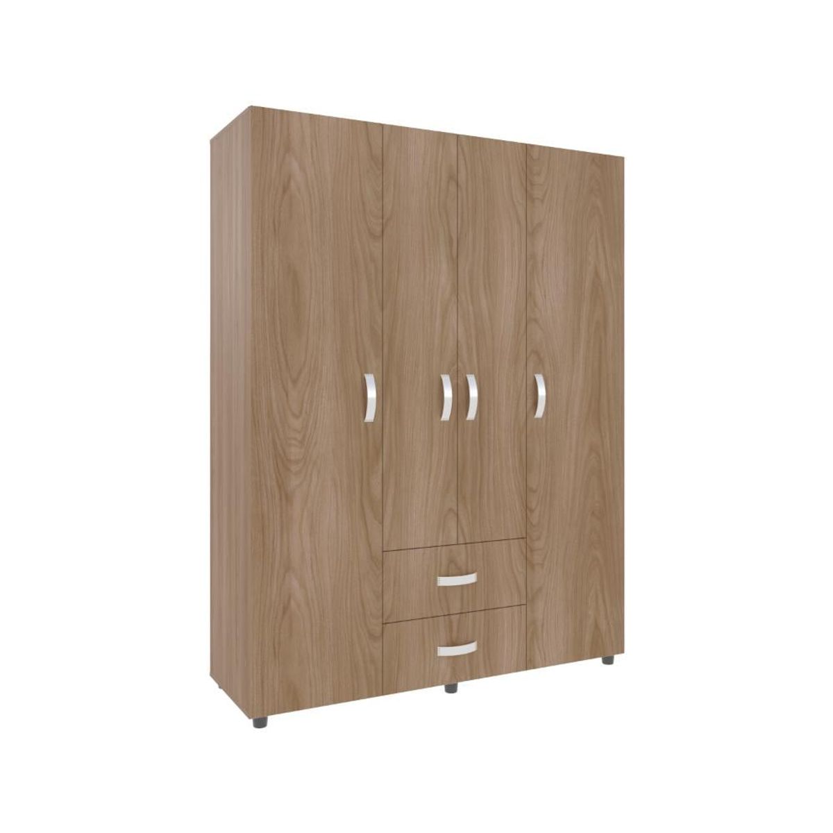 RTA DESIGN - Closet Barin 150 Fresno Europeo y Wengue con dos cajones organizadores multiusos
