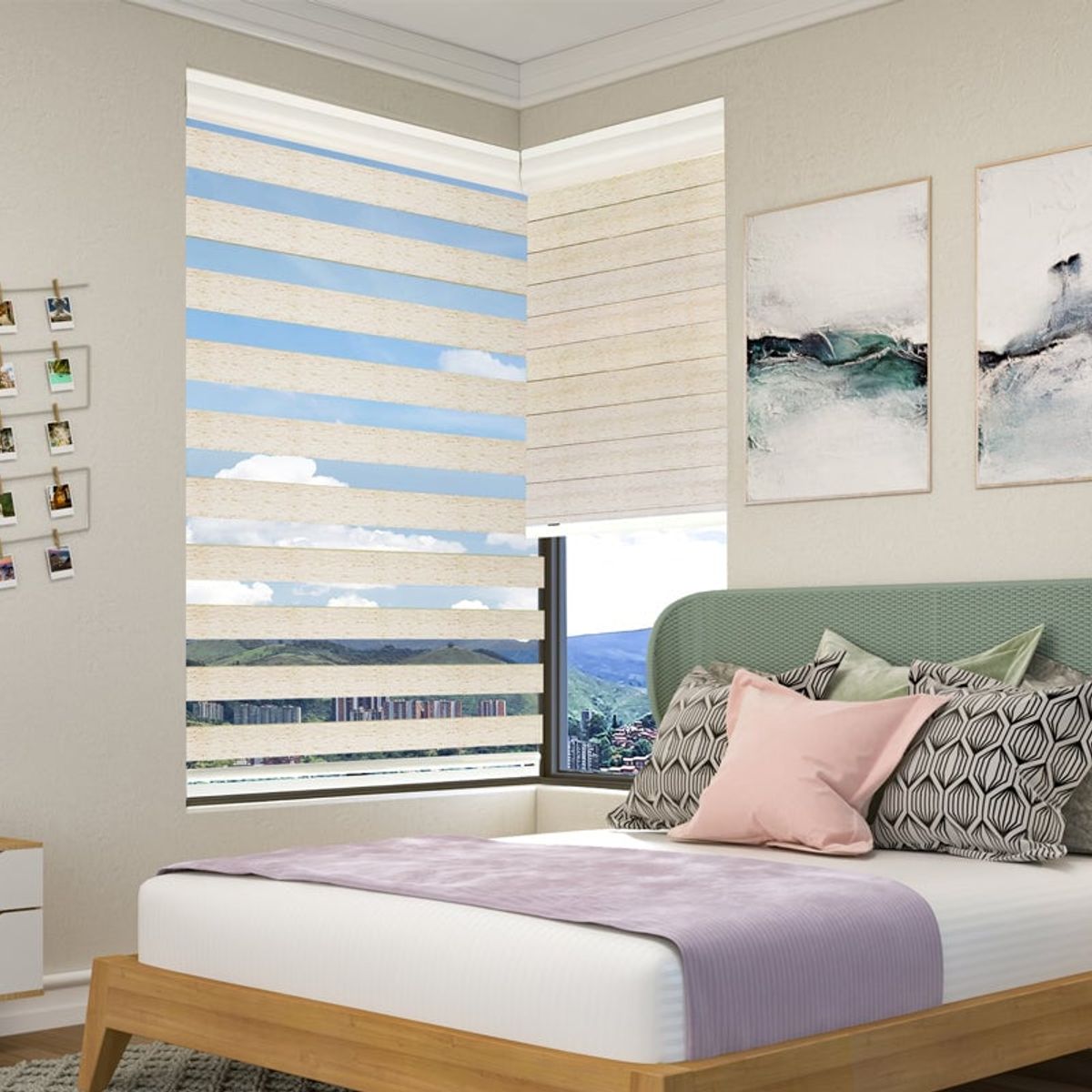 NOVELTY HOME - Cortina Elegance Beige Jaspe 150x220 cm Novelty Home