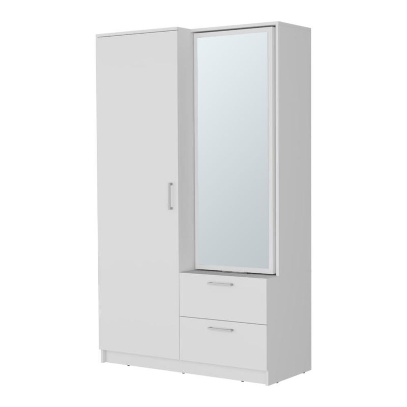 RTA DESIGN - Closet Sevil Blanco con espejo y zapatero incluido ZF