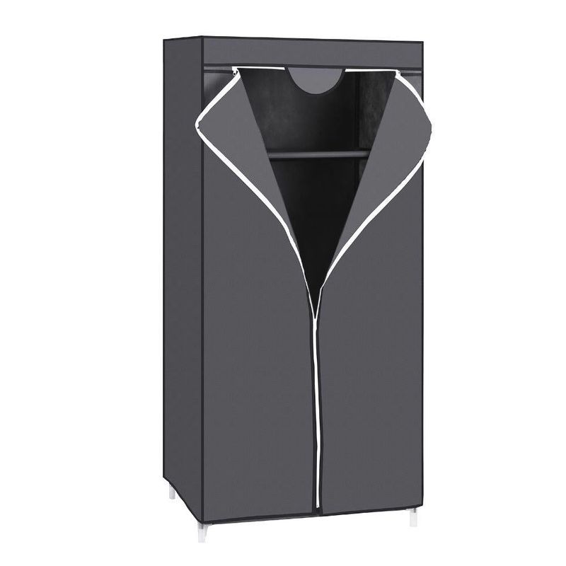 RTA DESIGN - Closet Portátil Jeasken Gris Variedad de Entrepaños en Tela