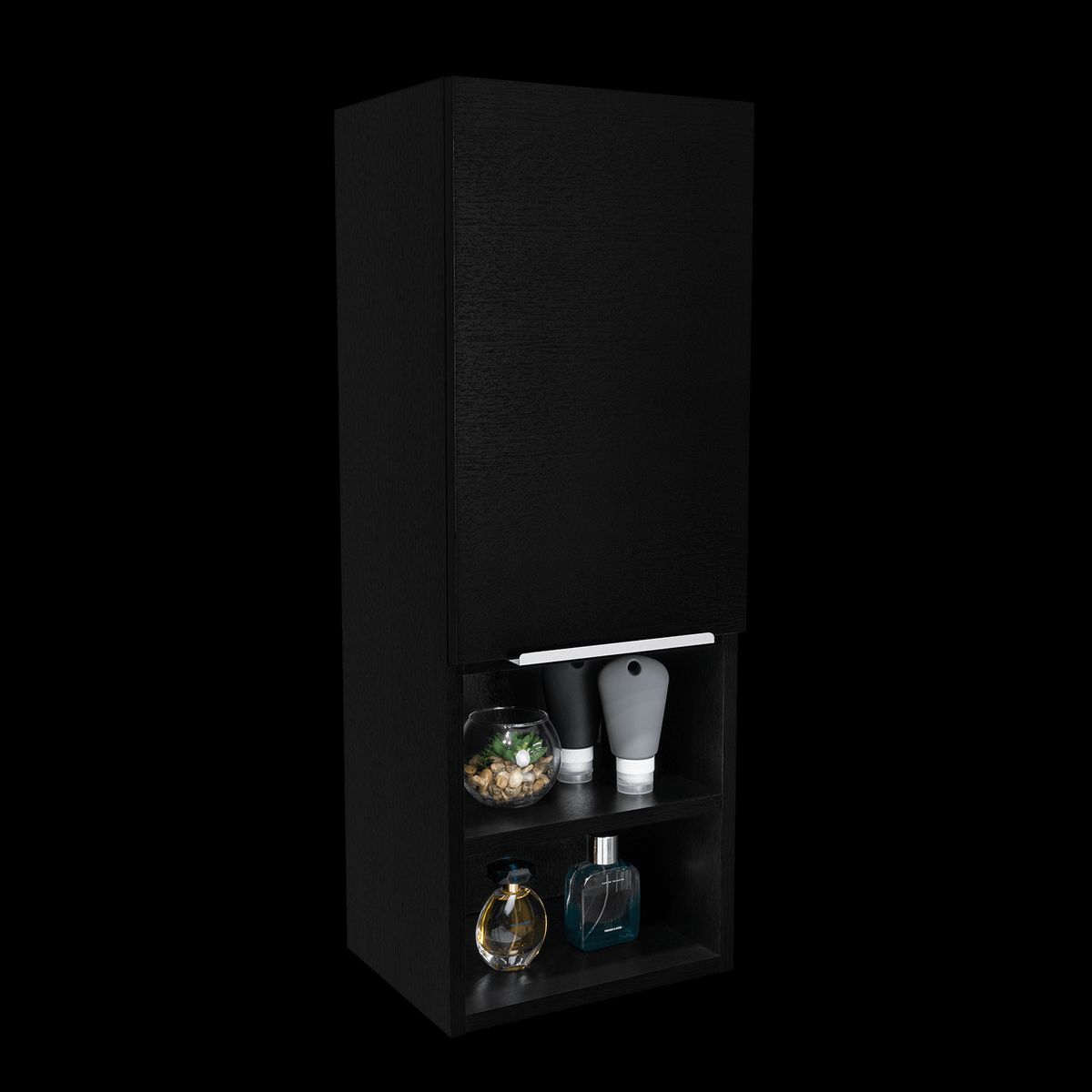 RTA - Gabinete de Baño Real Wengue con Tres Entrepaños