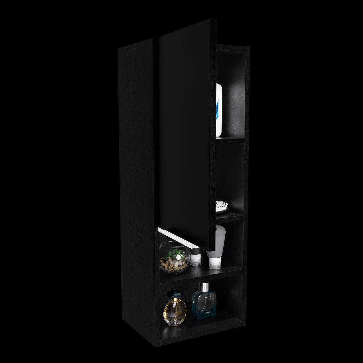 RTA - Gabinete de Baño Real Wengue con Tres Entrepaños