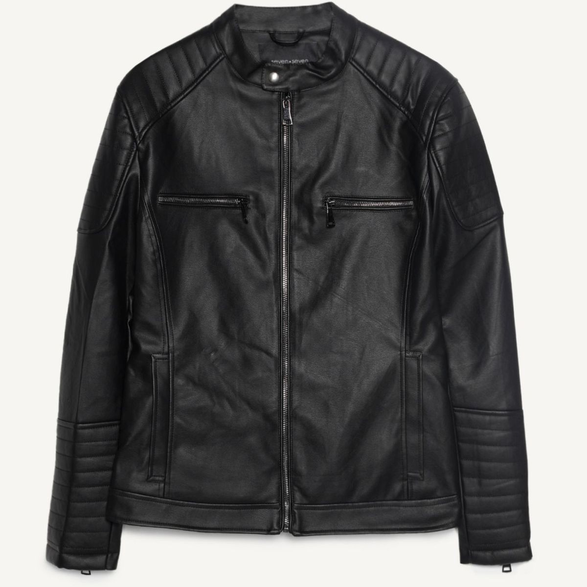 SEVEN SEVEN - Chaqueta Para Hombre Pu Color Negro Marca Seven Seven #45080376
