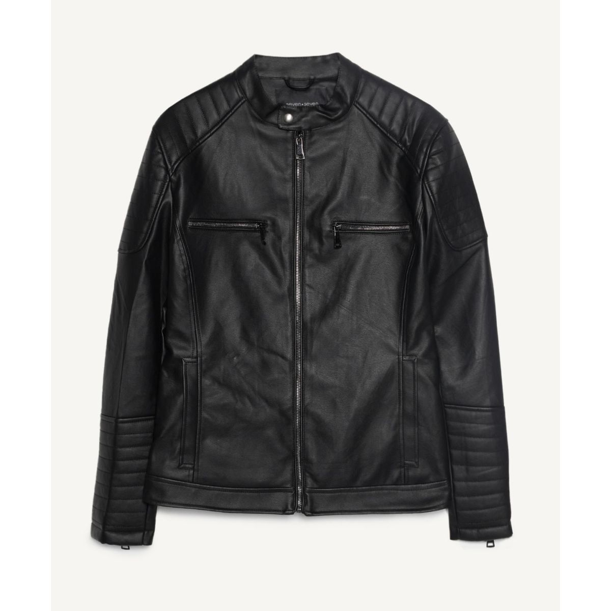 SEVEN SEVEN - Chaqueta Para Hombre Pu Color Negro Marca Seven Seven #45080376