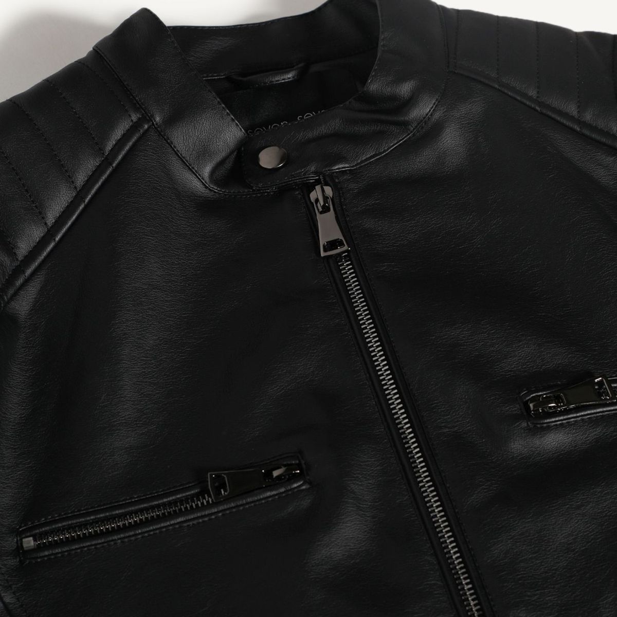 SEVEN SEVEN - Chaqueta Para Hombre Pu Color Negro Marca Seven Seven #45080376