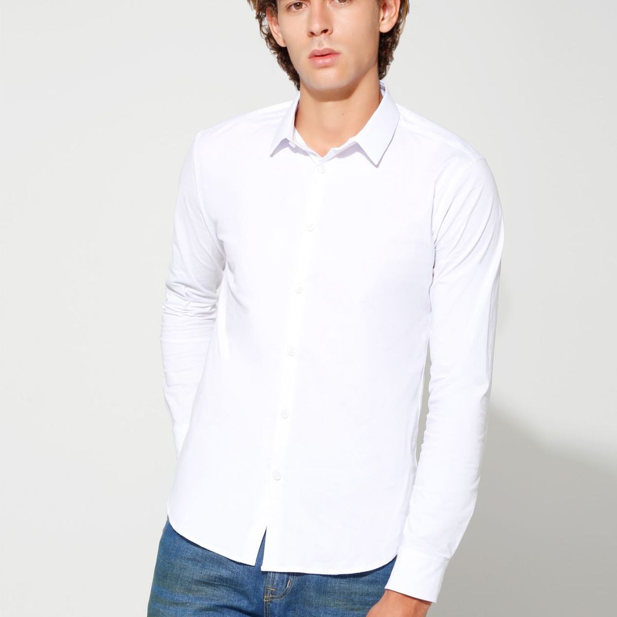 SEVEN SEVEN - Camisa De Hombre  Color Crudo Marca Seven Seven #45010676
