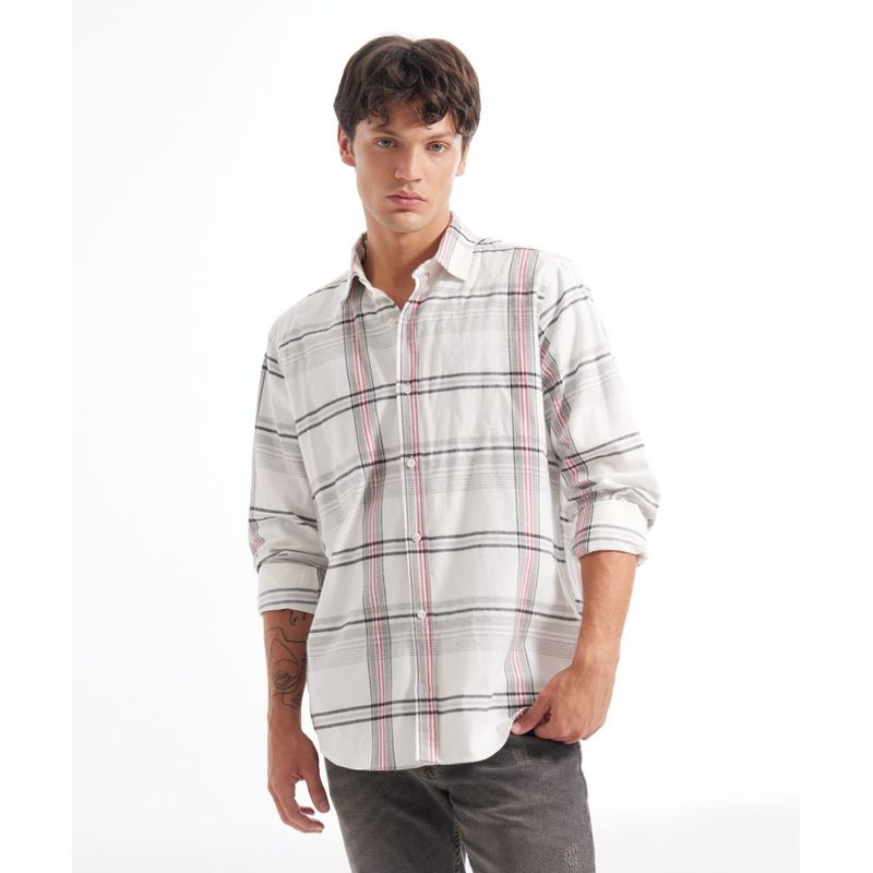 SEVEN SEVEN - Camisa De Hombre  Color Crema Marca Seven Seven #45011834