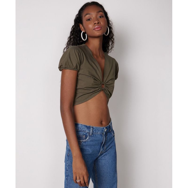 SEVEN SEVEN - Blusa Para Mujer Manga Corta Color Verde  Marca Seven Seven #28123783