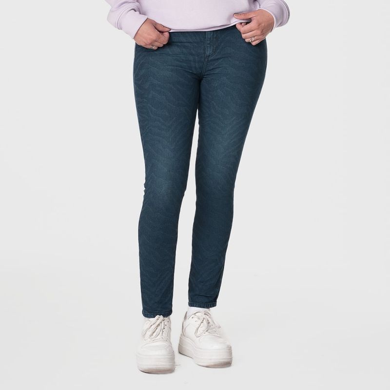 LEC LEE - Jean Super Slim Mujer Lec Lee ?ndigo Oscuro