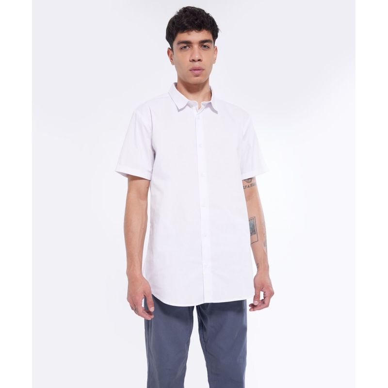 SEVEN SEVEN - Camisa Para Hombre Manga Corta  Color Blanco Marca Seven Seven #45011865
