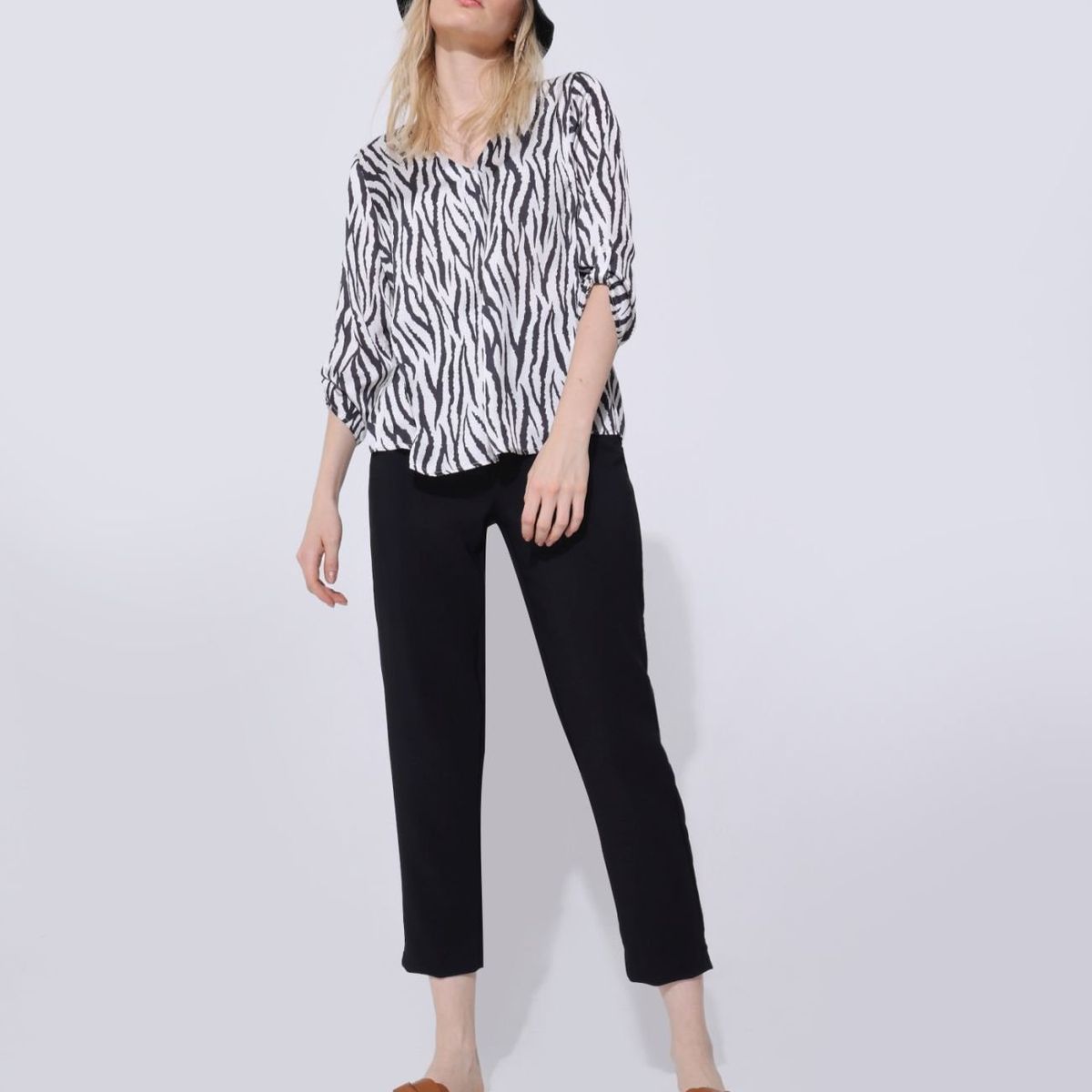 SEVEN SEVEN - Blusa Para Mujer Manga 3/4 Color Negro Marca Seven Seven #28123752