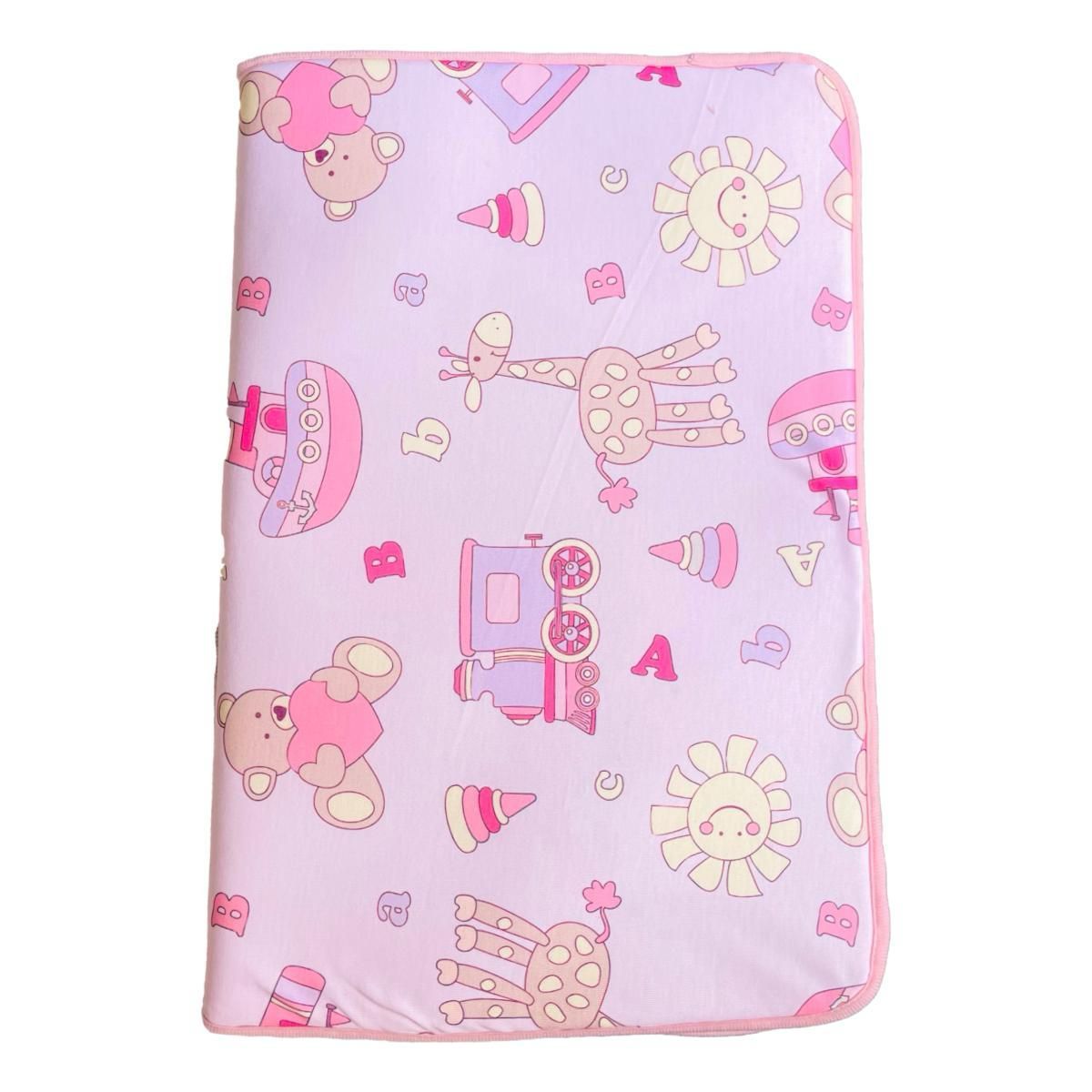 MUNDO BEBE - Cambiador Bebé Acolchado Estampado Antialergico Impermeable