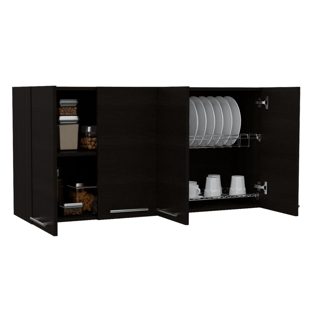 RTA DESIGN - Gabinete Superior Frello 120 Wengue con Cuatro Puertas Batientes  ZF