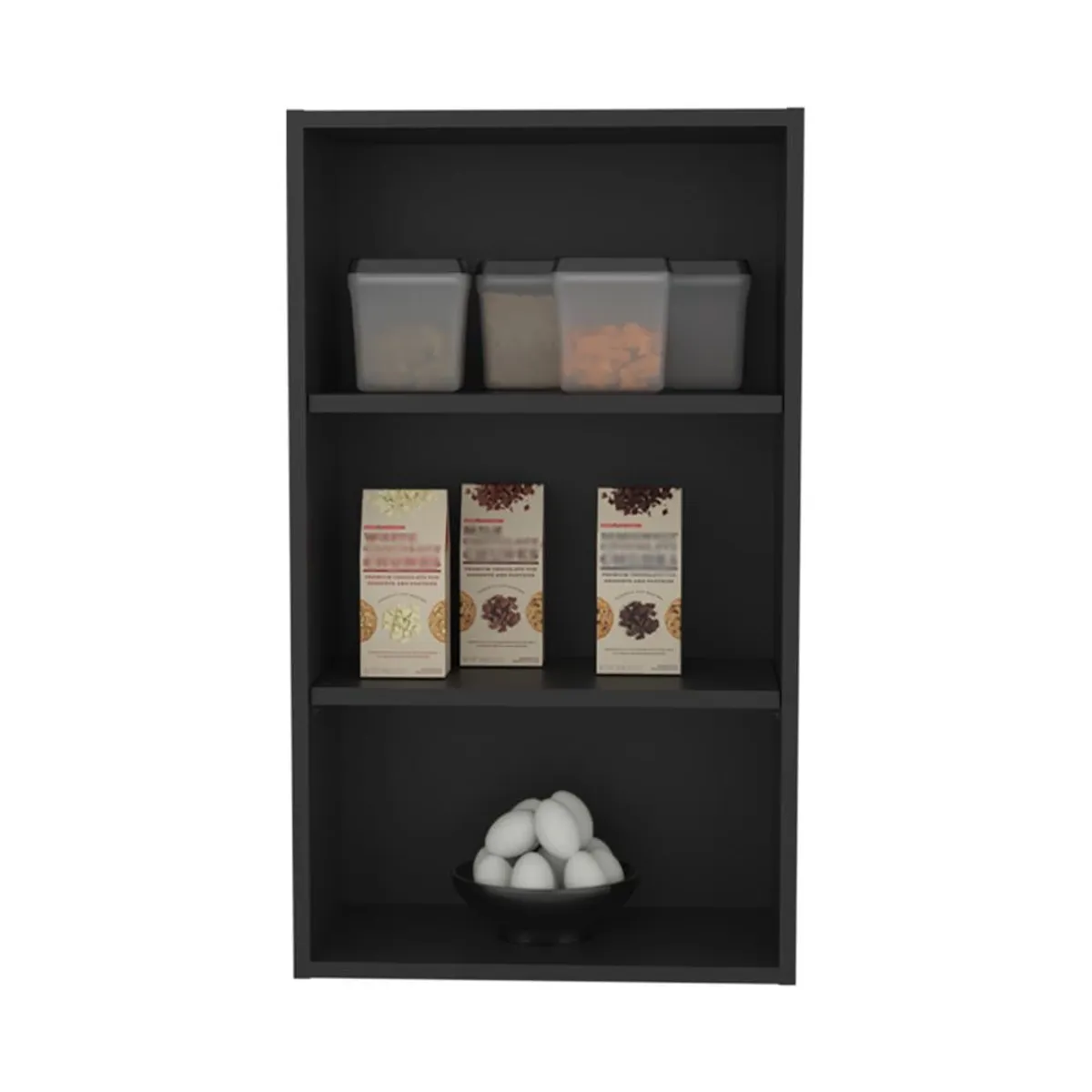 RTA DESIGN - Complemento Gabinete Superior Dibala Wengue cuenta con 3 entrepaños ZF