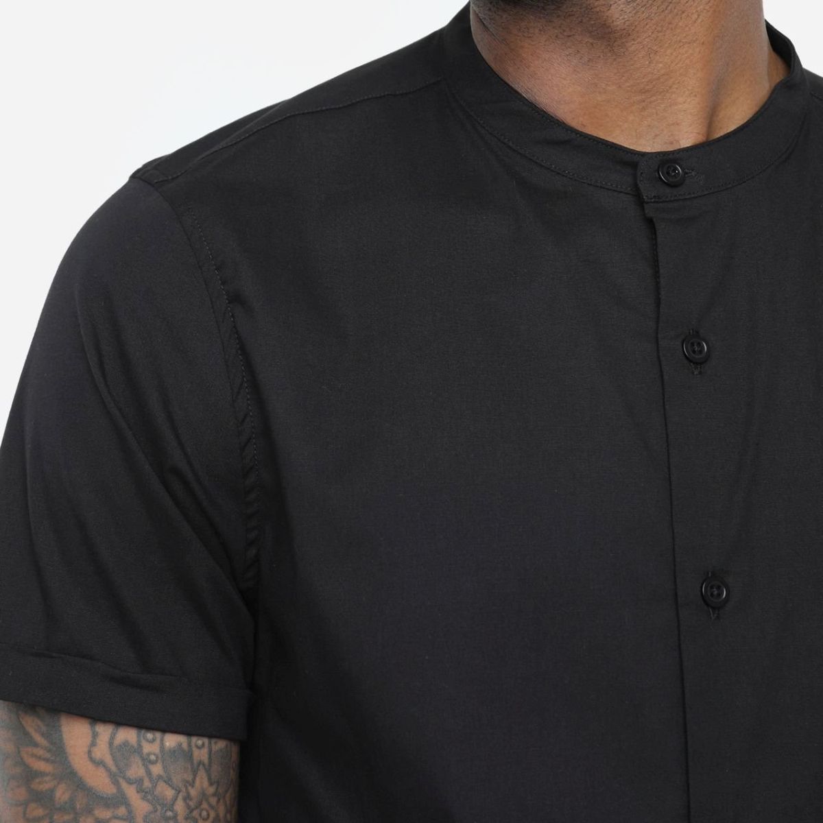 SEVEN SEVEN - Camisa De Hombre  Color Negro Marca Seven Seven #45011327