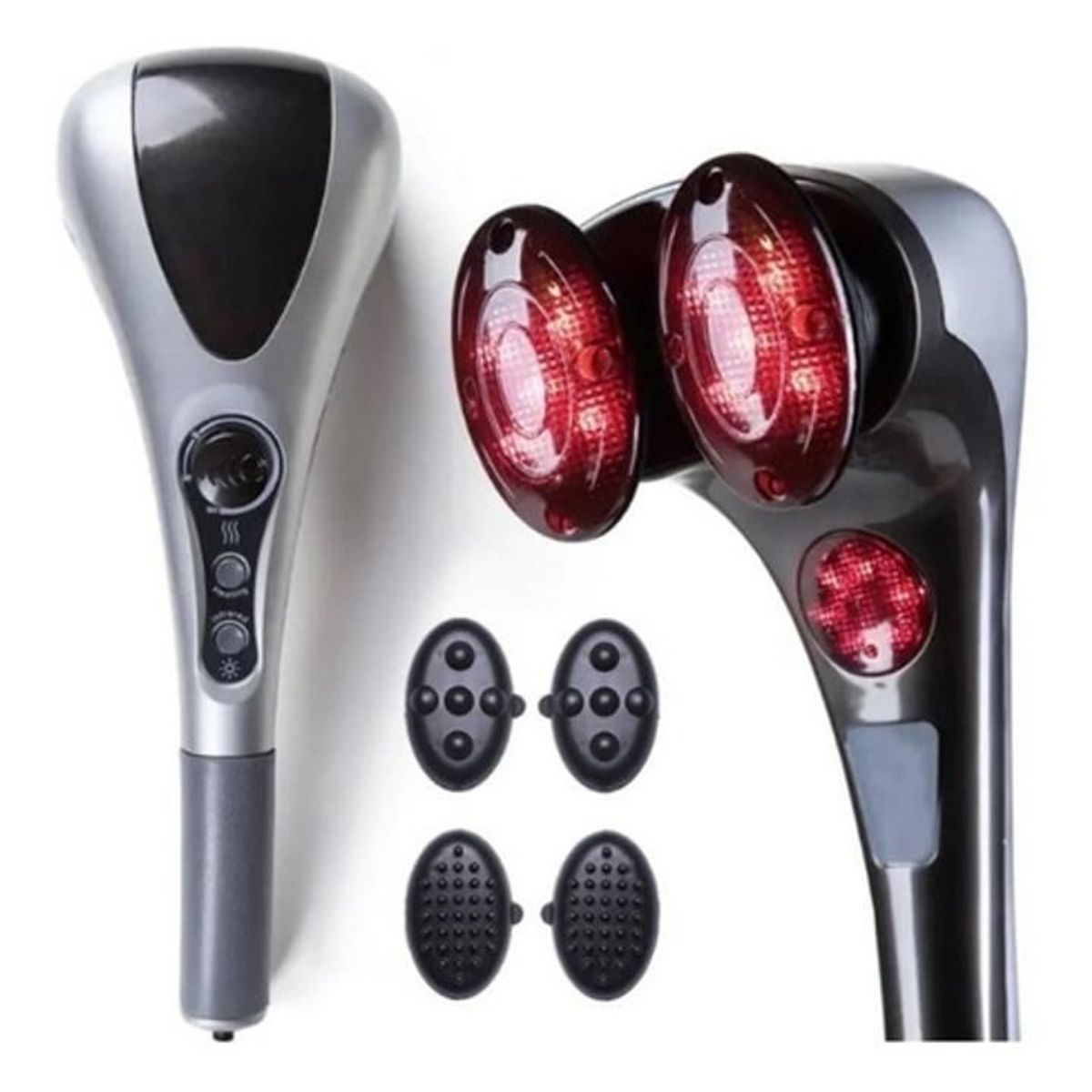 GENERICO - Masajeador Electrico Doble Cabeza Infrarojo Cuerpo Completo