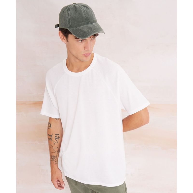 SEVEN SEVEN - Camiseta Para Hombre Manga Corta Cuello Redondo Color Crudo Marca Seven Seven #45092305