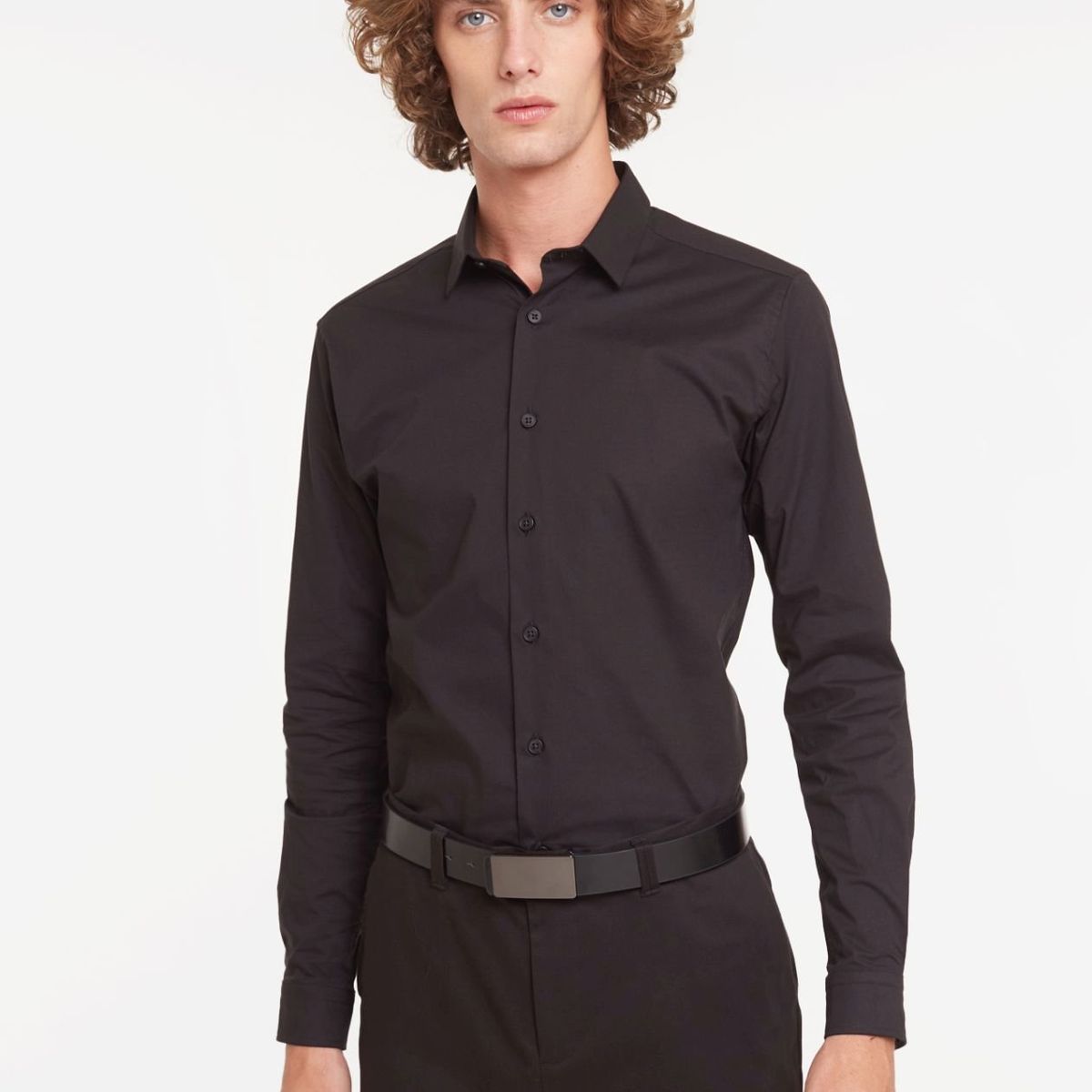 SEVEN SEVEN - Camisa De Hombre  Color Negro Marca Seven Seven #45010676