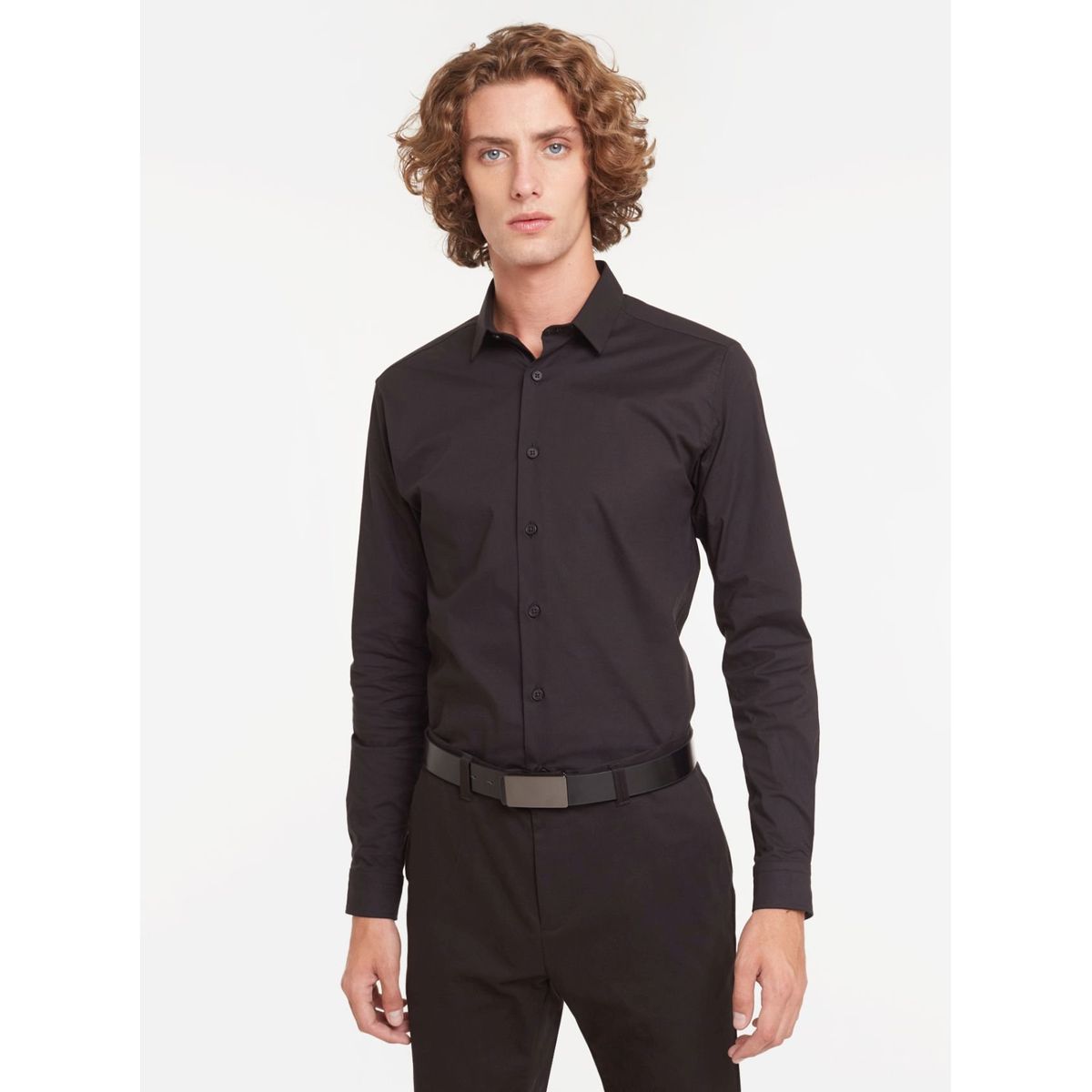 SEVEN SEVEN - Camisa De Hombre  Color Negro Marca Seven Seven #45010676