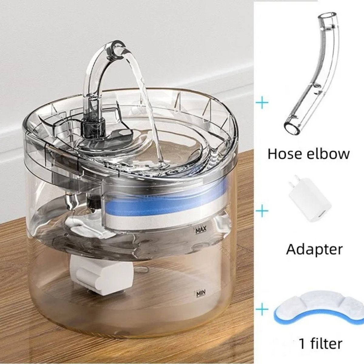 GENERICO - Bebedero De Agua Automático Para Mascotas Con Sensor WF060